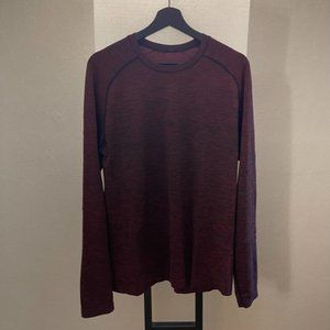 lululemon Metal Vent Long Sleeve Red/Black